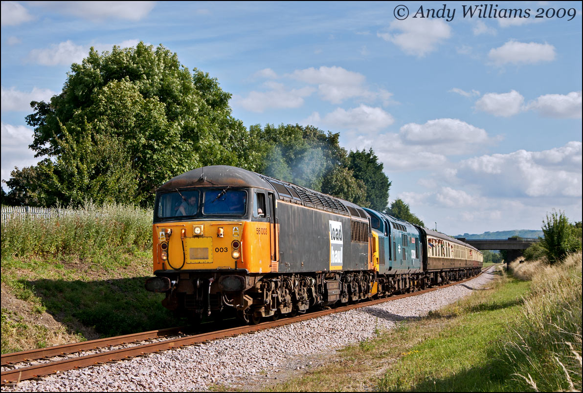 56003 and 37324 at Bishops Cleeve