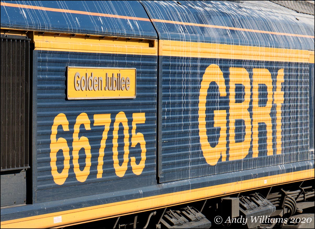 The nameplate of 66705