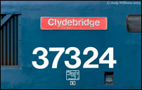 The Clydebridge nameplate on 37324