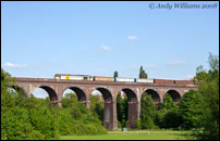 60077 crossing Stambermill Viaduct, Stourbridge